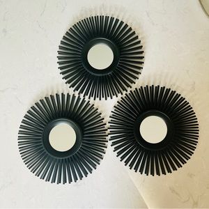 Decorative Wall Mirrors - Set of 3